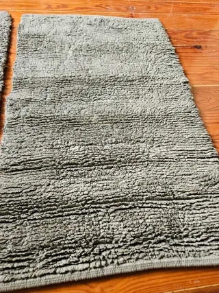 Tappeti da bagno verdi (2 unità)