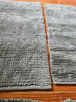 Tappeti da bagno verdi (2 unità)