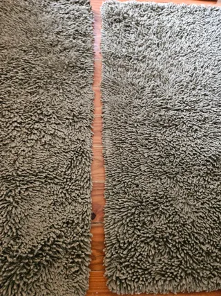 Tappeti da bagno verdi (2 unità)