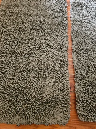 Tappeti da bagno verdi (2 unità)