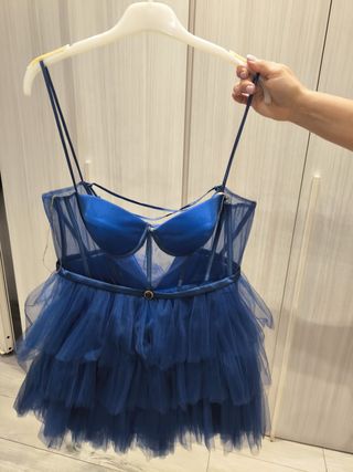 Vestito cerimonia blu taglia S SARTOTIA ITALIANA