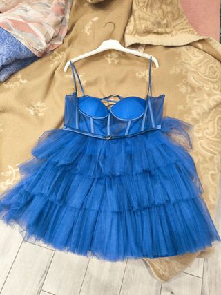 Vestito cerimonia blu taglia S SARTOTIA ITALIANA