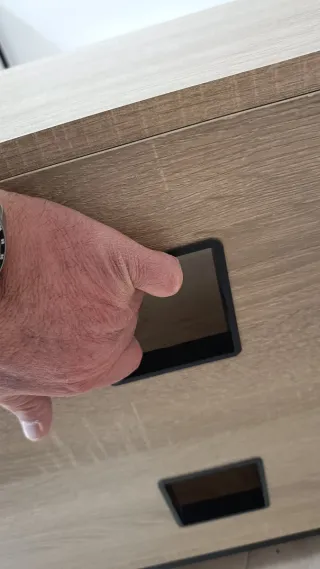 Set Muebles Estantería y Mesa Madera Metal