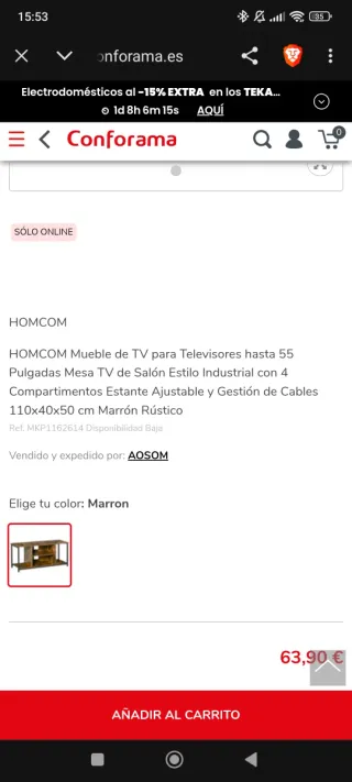 Set Muebles Estantería y Mesa Madera Metal