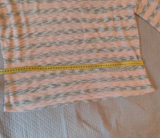 Camiseta de mujer rayas rosa y gris