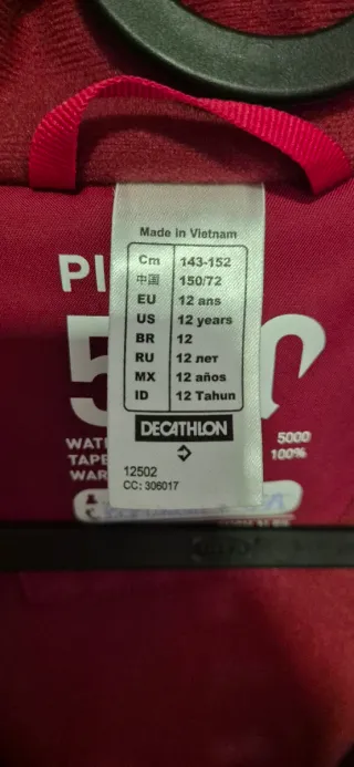 Chaqueta de nieve infantil