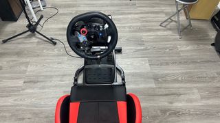 Asiento Coche Formula 1 y Volante Logitech G29