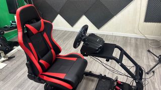 Asiento Coche Formula 1 y Volante Logitech G29