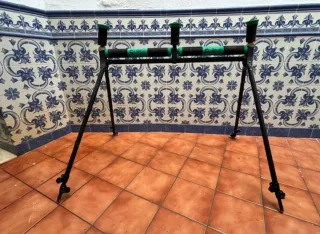 Soporte pesca trípode plegable