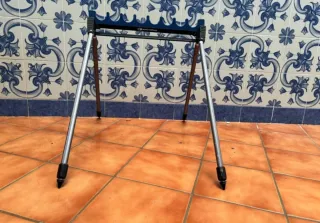 Soporte pesca trípode plegable