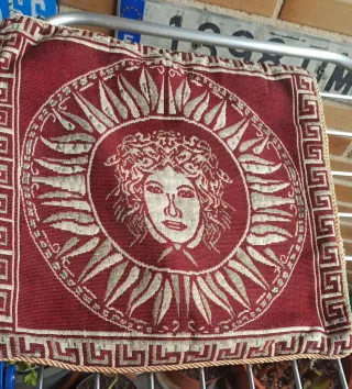 Funda cojín vintage Medusa 2 unidades