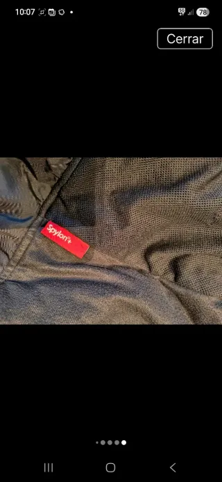 Chaqueta Anorak Spyder Azul Talla XXL