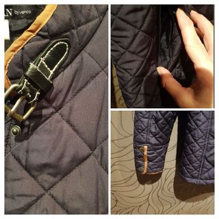 Chaqueta acolchada, pantalón y jersey