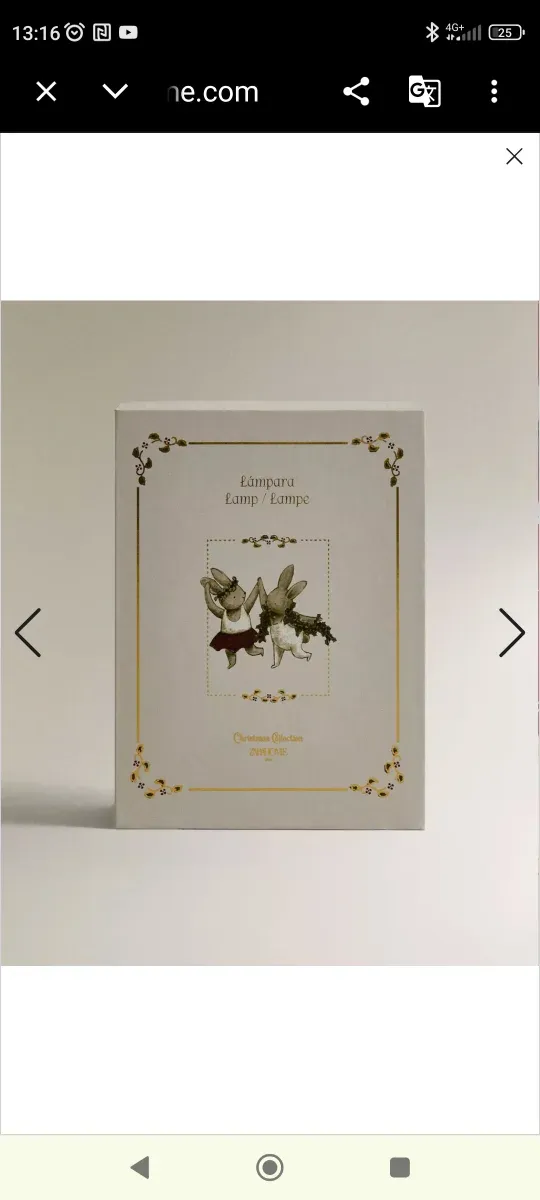 Lámpara libro Zara Home quitamiedos