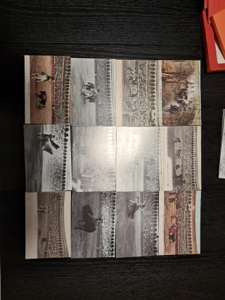 25 postales tauromaquia o juegos de toros de Sevil