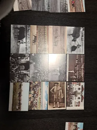 25 postales tauromaquia o juegos de toros de Sevil