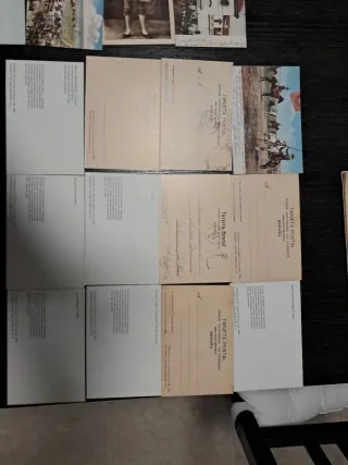 25 postales tauromaquia o juegos de toros de Sevil