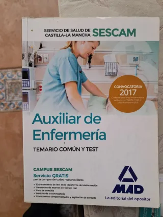 Auxiliar de enfermería del Servicio d Salud SESCAM
