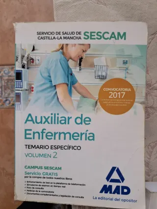 Auxiliar de enfermería del Servicio d Salud SESCAM