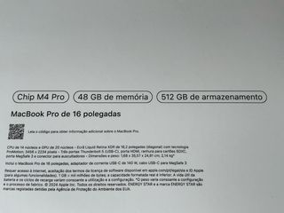 MacBook Pro 16 M4 48/512GB Negro