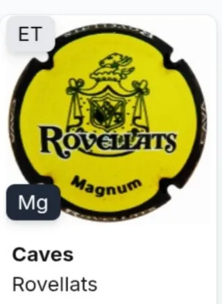 Placa de Cava Rovellats Magnum