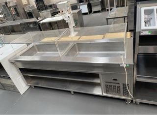 Mesa buffet acero inoxidable