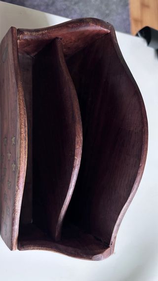 Organizador de escritorio madera estrellas