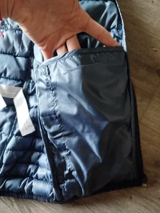 Chaleco acolchado hombre azul marino