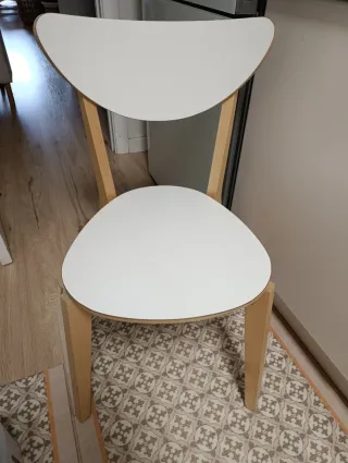 Mesa y 4 Sillas Comedor Cocina Madera