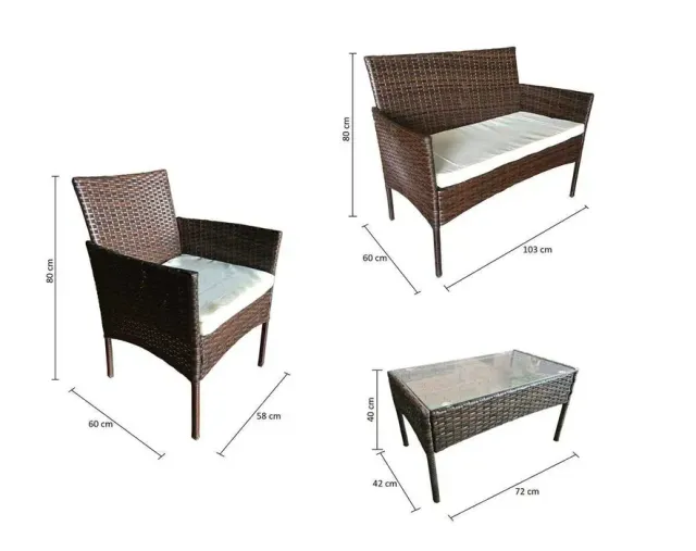 OFERTA SILLAS Y MESA JARDIN NUEVAS *685*038*326*