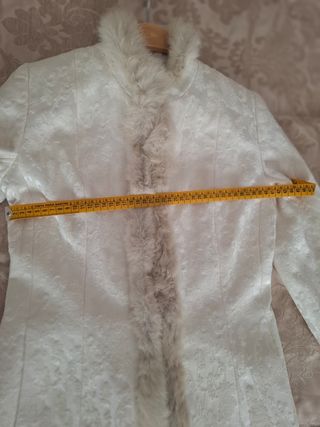 Abrigo de ceremonia en tela Jacquard