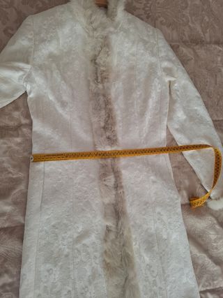 Abrigo de ceremonia en tela Jacquard