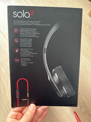 Beats Solo 2 Auriculares Negro y Plata
