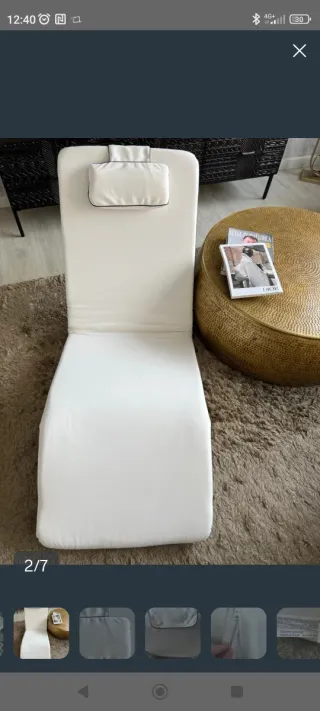 Tumbona Playa Zara Home Reclinable