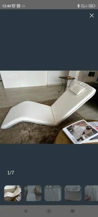 Tumbona Playa Zara Home Reclinable