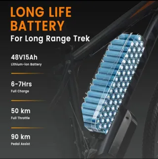 Bicicleta Eléctrica GUNAI GN 29 Negra y Naranja