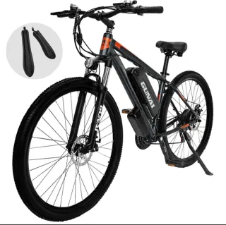 Bicicleta Eléctrica GUNAI GN 29 Negra y Naranja