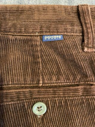 Pantalones Dockers Pana Marrón 34/32