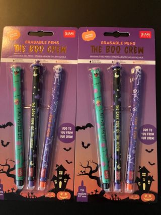 2 Packs Bolígrafos Legami Halloween The Boo Crew
