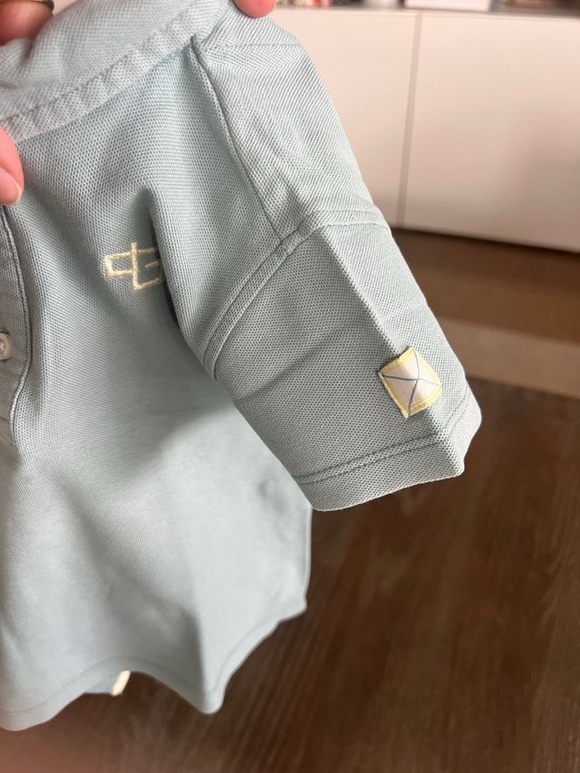 Polo Gocco Talla 4/5 Azul Verdoso