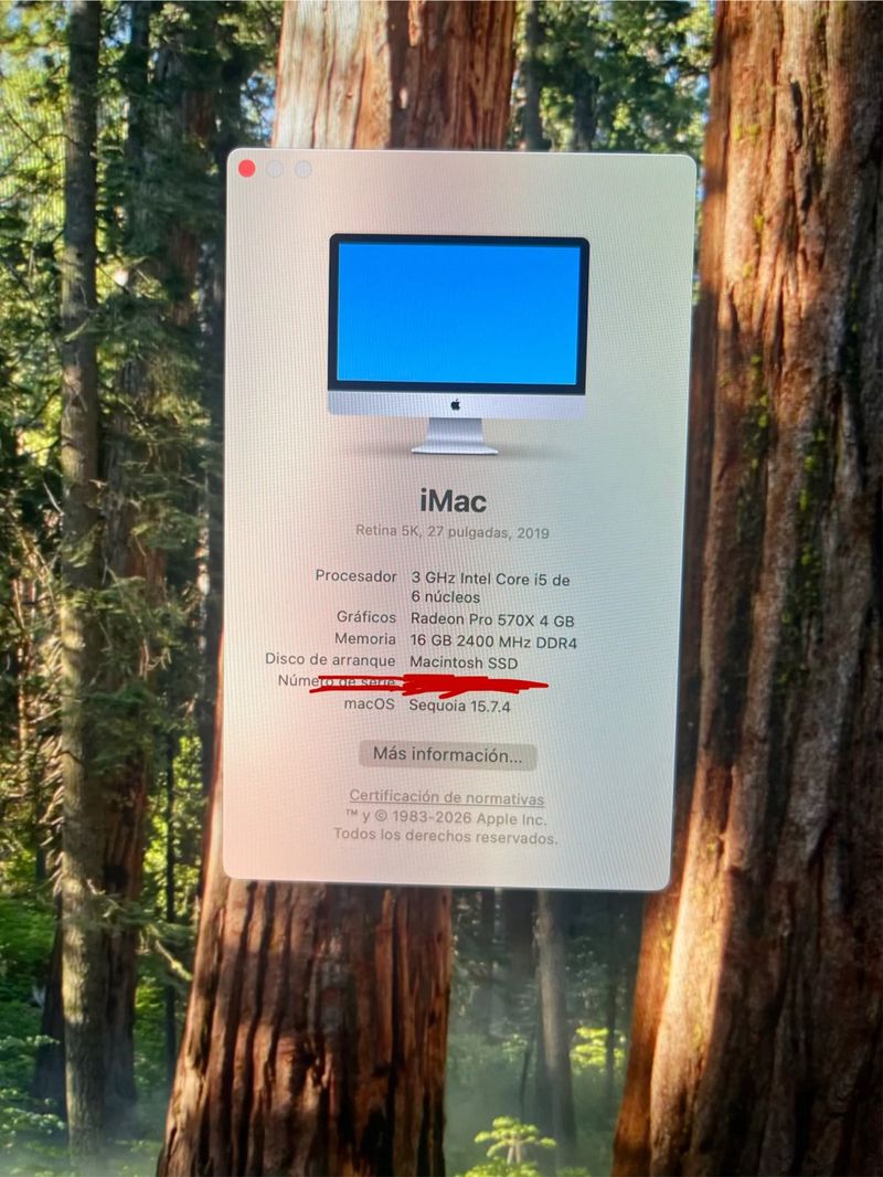 iMac 27 5K 2019 16GB RAM SSD afbeelding 4