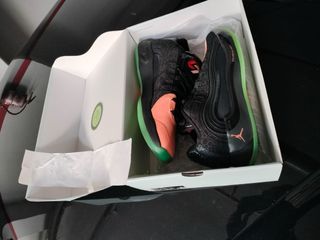 Jordan Luka 4 Negro Naranja 45