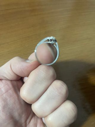 Anillo compromiso diamante amarillo Yanes