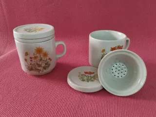 Tazas para infusiones con tapa y filtro