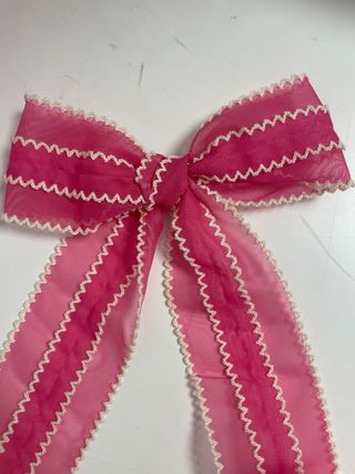 Lote cintas gasa doble puntilla