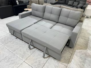 Pack Descanso: Sofá Cama Gris Claro - ¡Estreno!