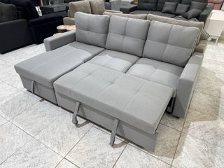 Sofá Cama 3 Plazas Gris Claro - Nuevo Bilbao