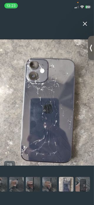 iPhone 12 mini parte trasera rota Leer descripcion