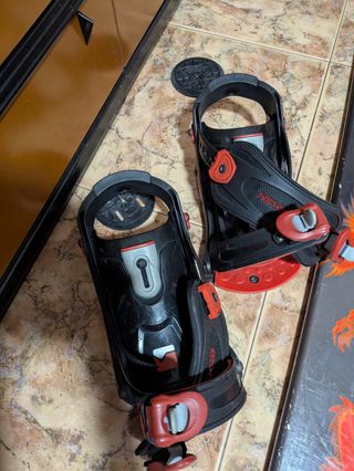 Tabla Snowboard con Fijaciones