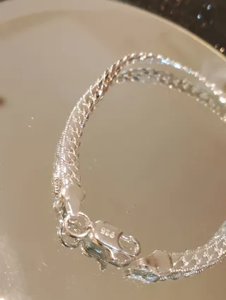 Pulsera Plata Diseño Serpiente 925